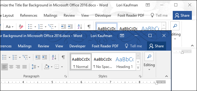 how-to-change-document-theme-in-word-2016