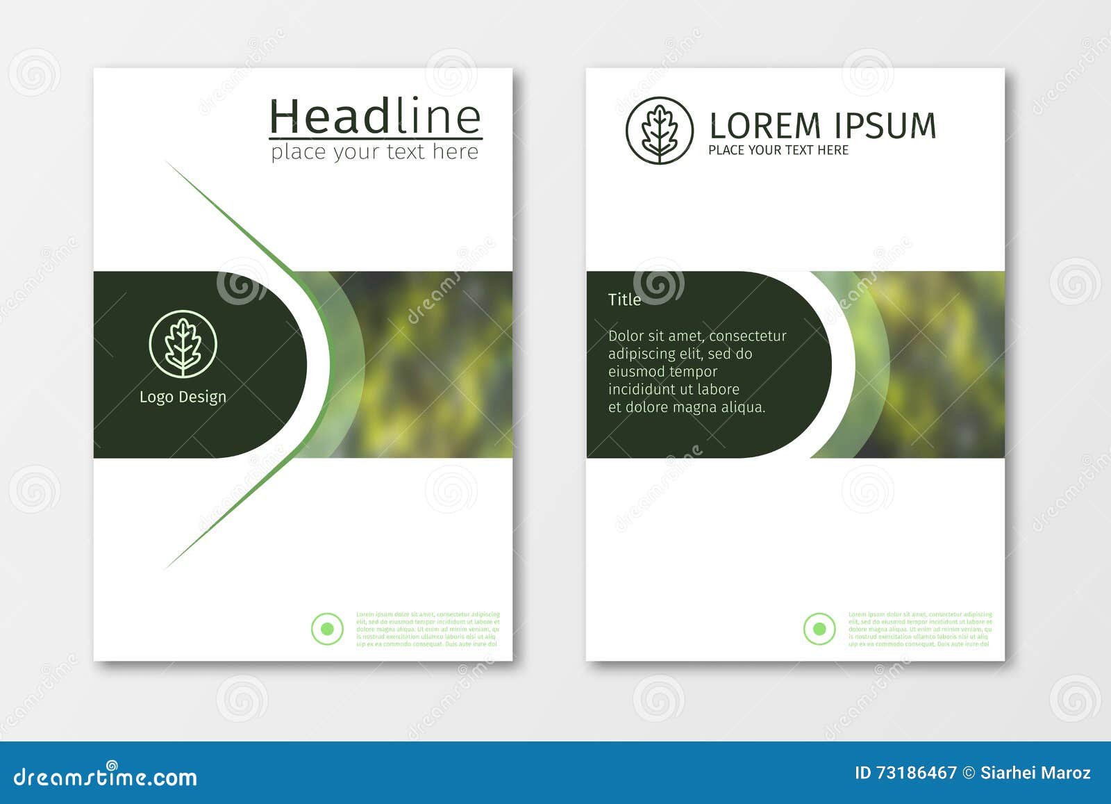 business document presentation front cover