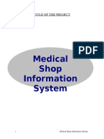online shop management system documentation