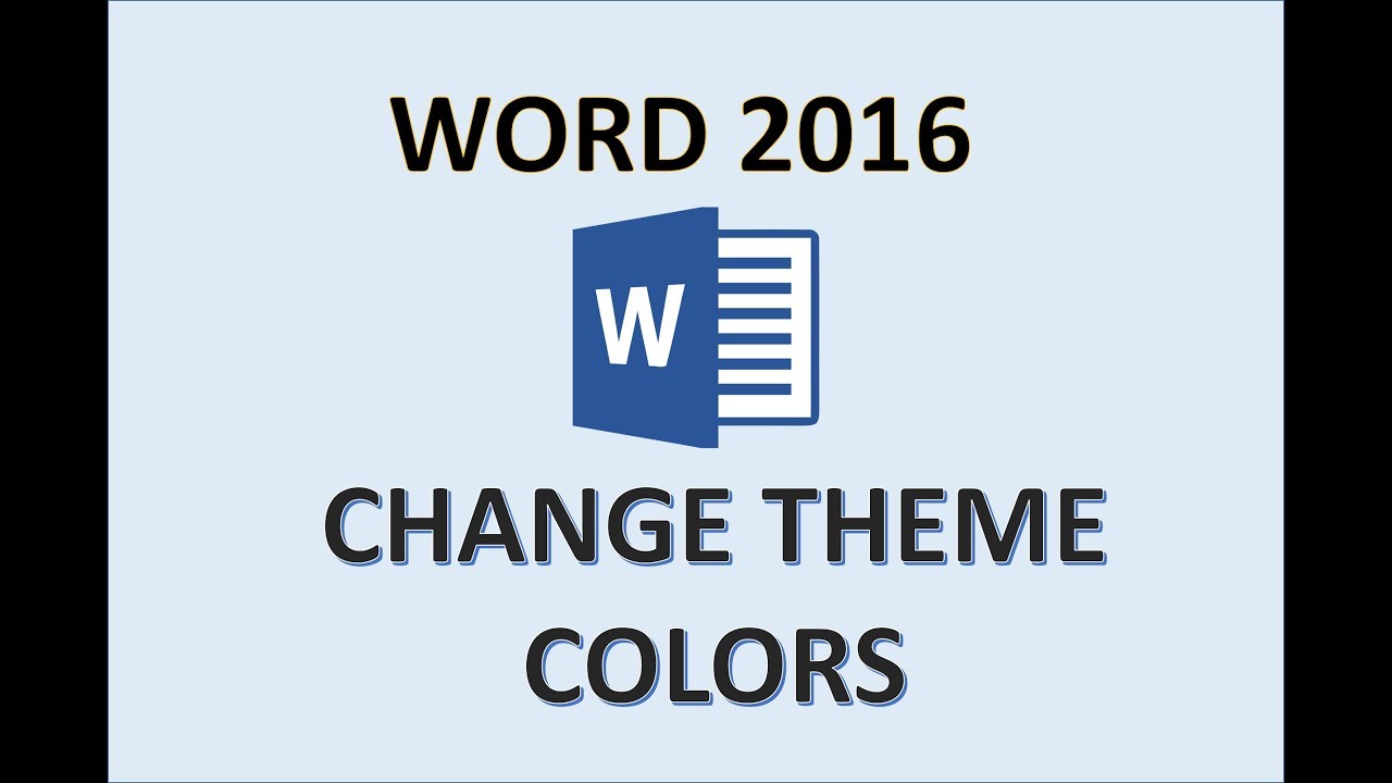 Microsoft Word 2010 Change Document Theme