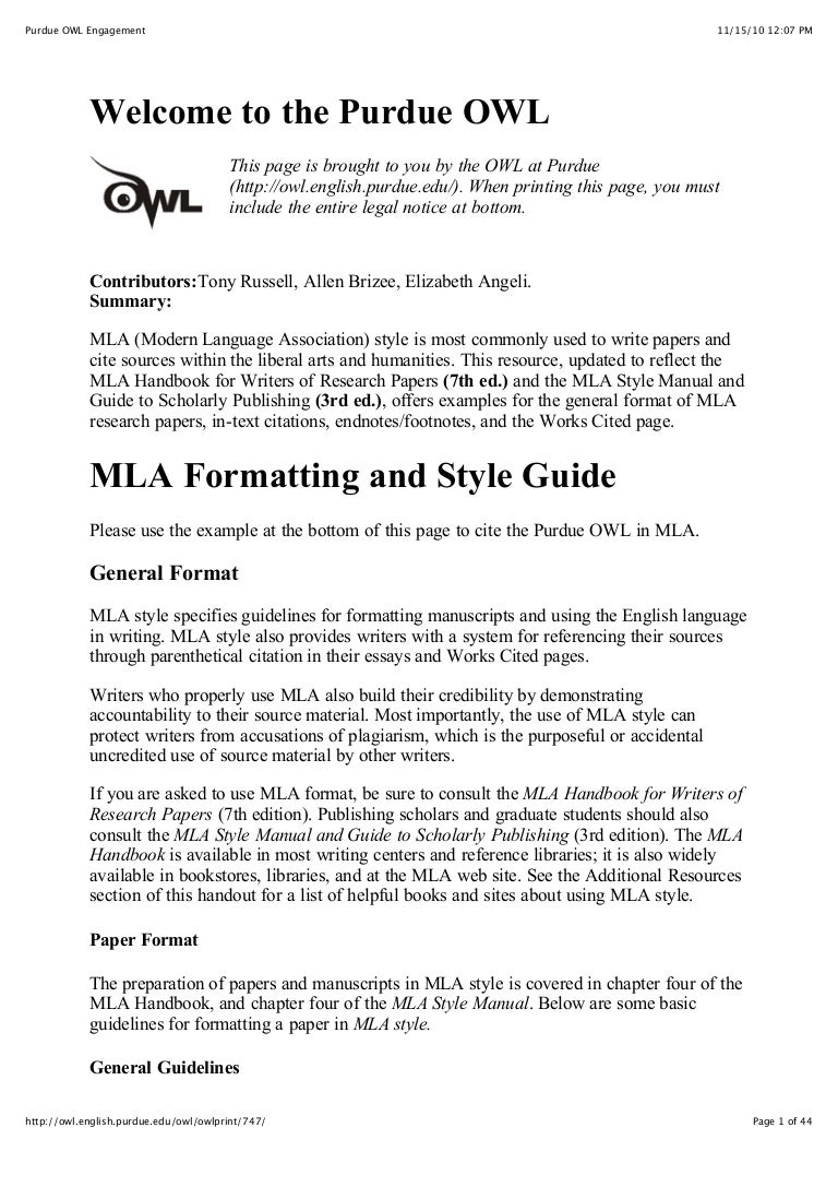 example of style guide in a document