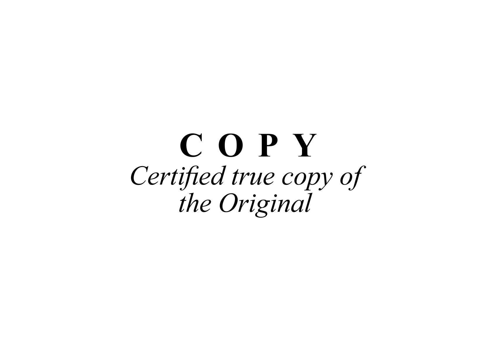 what is a certified copy of a document nsw