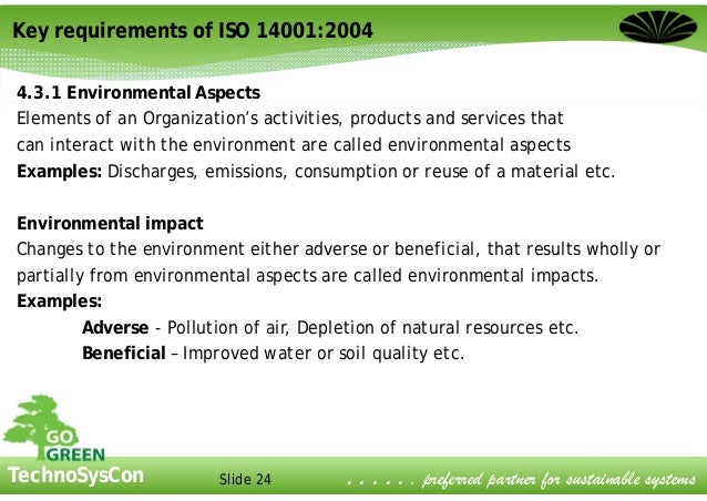 iso 14001 environmental management system documentation