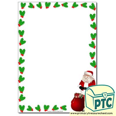 holly border for word document