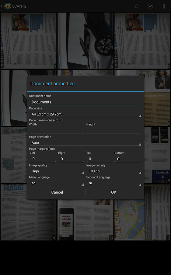 too free android document scanner