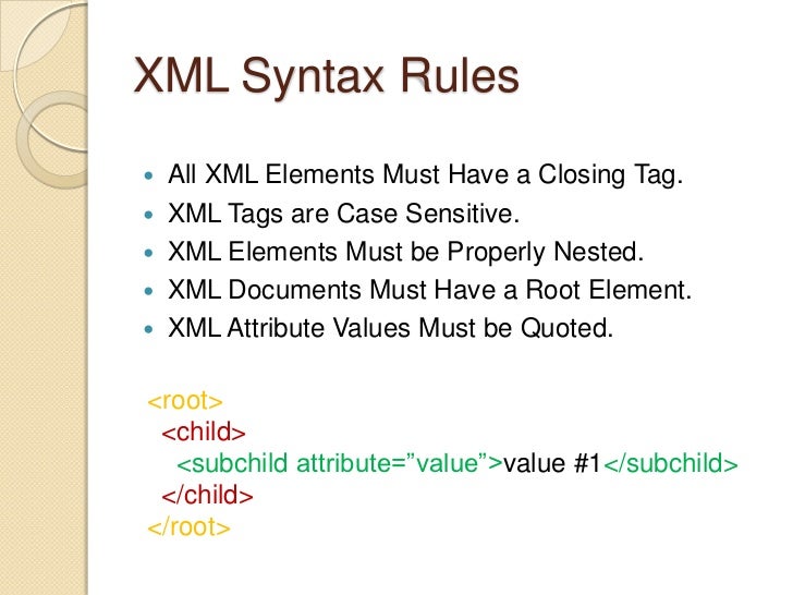 xml document structures must start