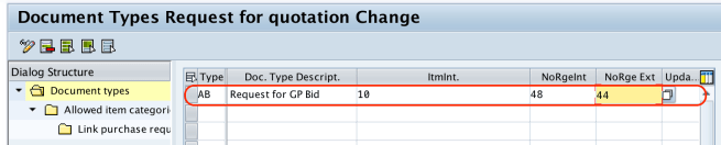 document type in sap mm