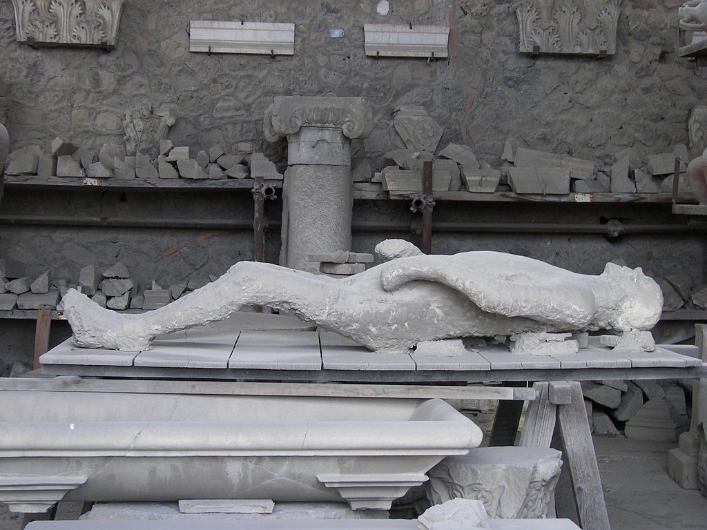 documentation of the site of pompeii