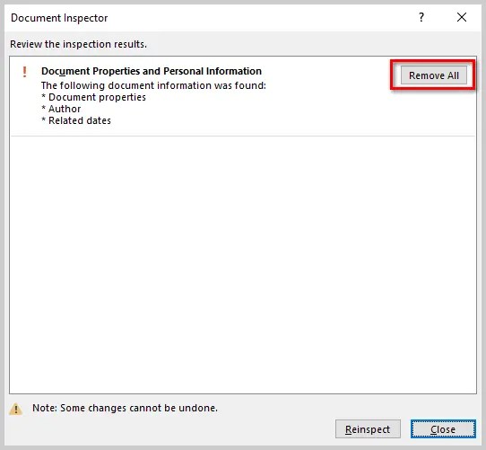 how to remove tracking in word document