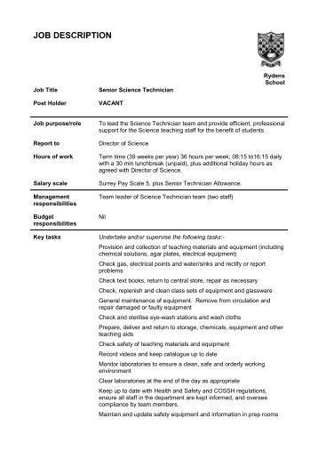 document scanning technician job description