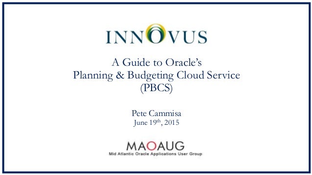 planning and budgeting cloud service documentation