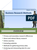 what is on a research methodology on mba project document